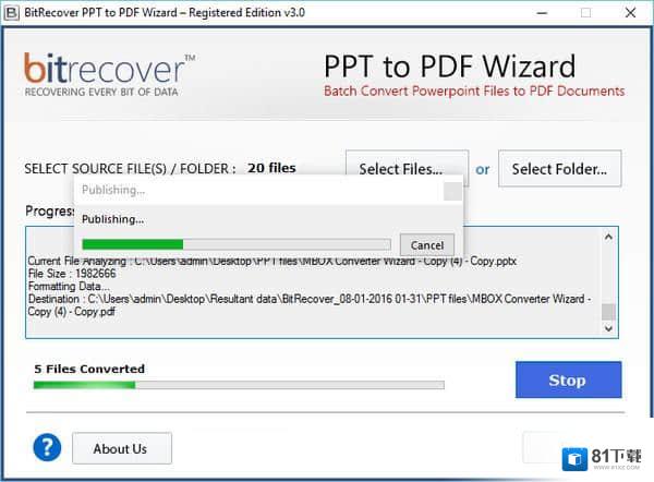 BitRecover PPT to PDF Wizard最新下载(PPT转PDF转换工具)