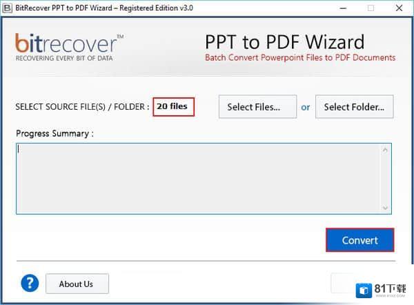 BitRecover PPT to PDF Wizard官方版下载
