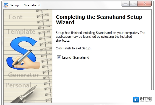 Scanahand字体制作免费版最新下载